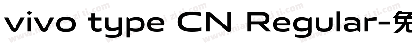 vivo type CN Regular字体转换